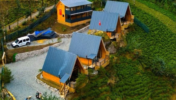 Fassade der Unterkunft