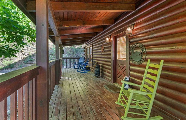 Rustic 3br Cabin Near Lake w/ Hot Tub! - Foto 43
