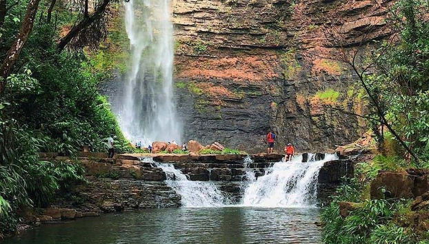 Visiting La Encantada waterfall