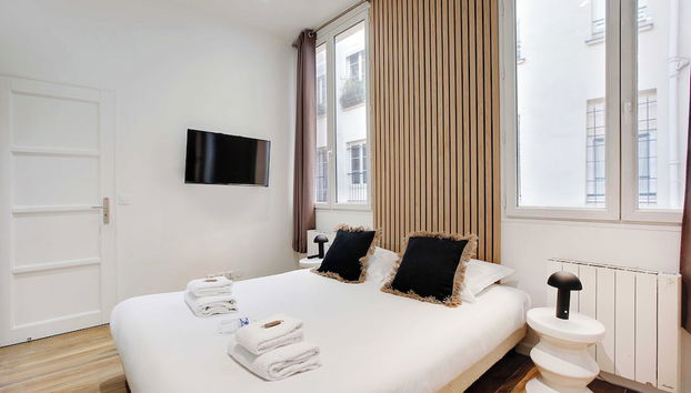 Modern Apartment - 2br/6p - Arts et Metiers - Foto 5, Habitación