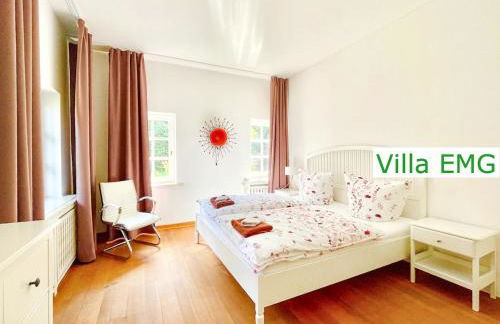 Villa EMG Ferienhaus in Alleinlage mit Privatsee Jacuzzi und Sauna für bis zu 22 Personen bei Osnabrück - Foto 64