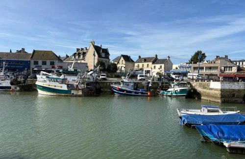 Chant des mouettes Maison rénovée spacieuse tout confort grand jardin belle terrasse aménagée parking 8 personnes 4 sdb 5 wc à 10 mn à pied de la mer Port en Bessin tous commerces restaurants proche Omaha Beach - Foto 54