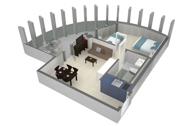 LU Bourbaki I - Allmend Hitrental Apartment - Foto 24