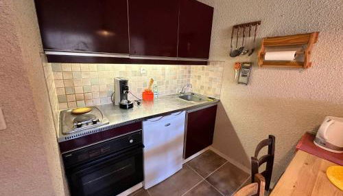 Studio 4 pers au pied des pistes avec balcon sud, parking - FR-1-515-221 - Foto 3