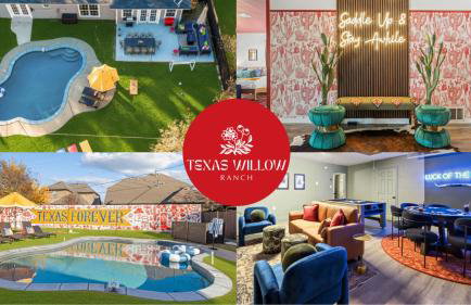 Texas Willow Ranch - Epic Luxury Retreat with Pool, Game room, Soccer, BBQ, Fire table - Foto 1