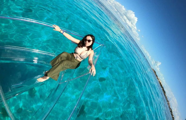 Isla Mujeres Transparent Boat Tour - Foto 1