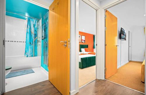 Spacious 2 Bed Apt B'ham CC with parking Sleeps 7 - Foto 12
