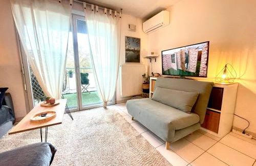 Bel Appart avec 2 chambres - Parking et Clim - Métro Argoulets - Photo 26