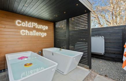 New 6 BR, 4.5B, Pool, Hot Tub, Cold Plunges, Outdoor Sauna, Bar, 9 TVs - Foto 13