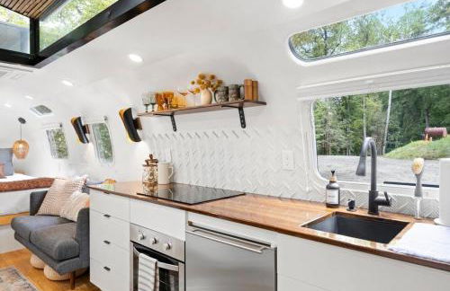 Luxury Airstream w hot tub, king bed, & grill - Foto 22