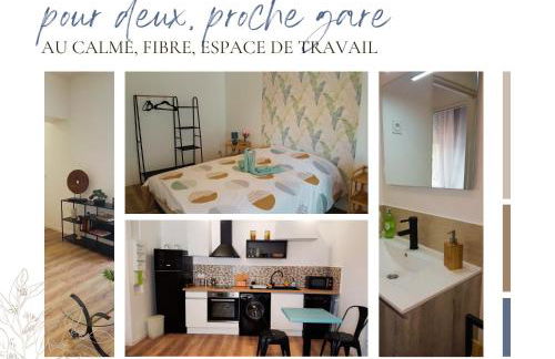 Pour 2 personnes proche gare - fibre - Foto 1