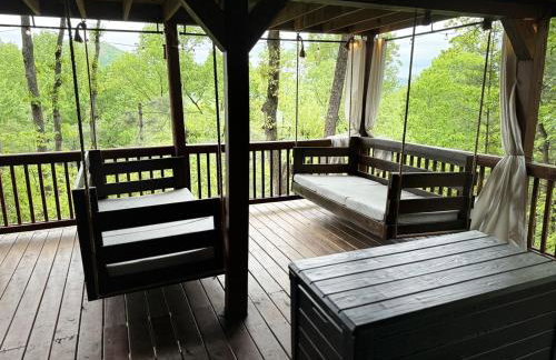 Quiet Ellijay Cabin 2 Master Ensuites, Stunning Views, Hot Tub, Dogs Welcome - Foto 25