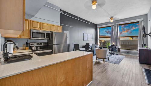 Downtown Cleveland Loft Near CSU, Playhouse, Arena - Foto 3, stove, dishwasher