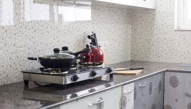 Parfait Street 3bhk Service Apartment Near Fortis - Foto 5, Habitación