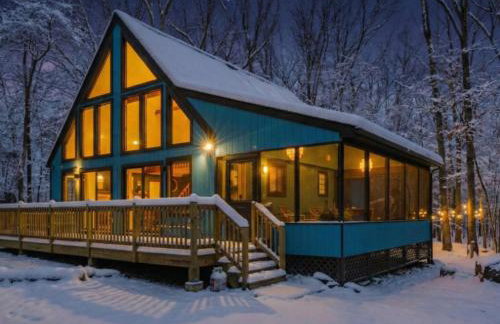 A-Frame Hot Tub Hike Firepit Design - Foto 62