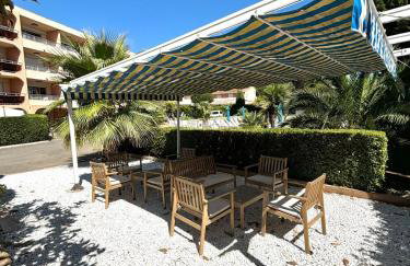 Grand studio climatisé, piscine, plage 5mn, parking gratuit - Foto 18