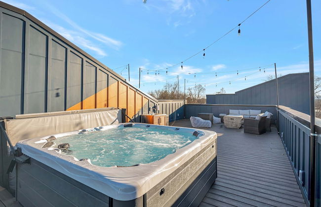 Twin Homes Hot Tub Rooftop Game Zone at Nashville - Foto 35