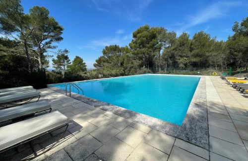 Gîte Lavande vue Luberon 33 hectares piscine Spa Sauna au cœur de Provence - Foto 20