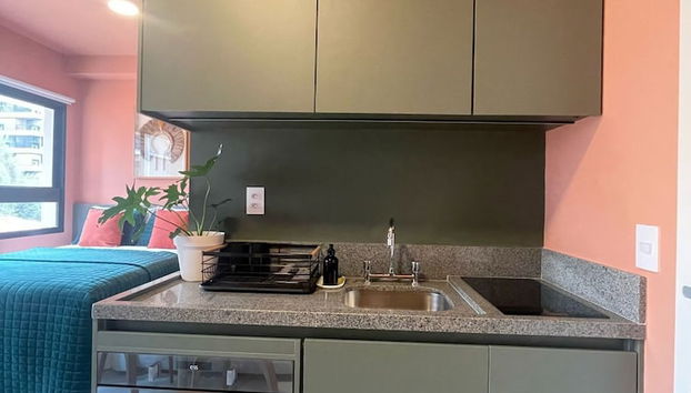 Studio Pinheiros Cozy Studio in Pinheiros - Foto 3, Habitación