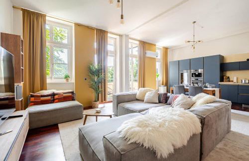 EDLER WOHNRAUM Design-Loft im Graphischen Viertel 2 Schlafzimmer mit Balkon, Miele-Kaffeevollautomat, Miele-Weinkühler, Klima, Lift, Tiefgarage & WLAN 266 Mbps - Foto 1