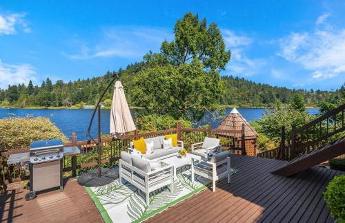 European White Castle on Lake Desire Private Dock - Foto 44