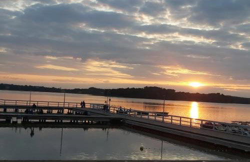 Leśne Zacisze Kretowiny 88 nad jeziorem Narie z własnymi pomostami apartamenty sezonowe lato - Foto 34