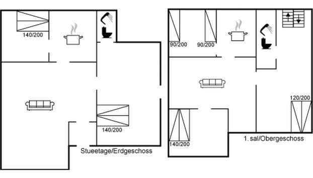 "Feenja" - 250m from the sea - Foto 2, Floorplan