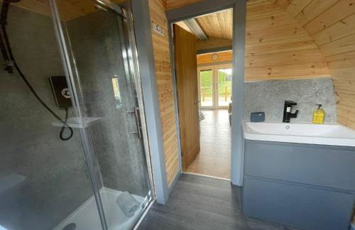 Pine Lodge Posh Glamping With Wood Fired Hot Tub & Big Lincolnshire Skies - Foto 17