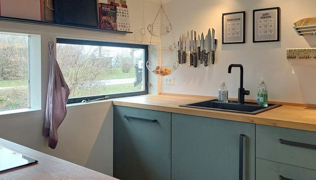 10 Person Holiday Home in Karrebaeksminde - Foto 5, Cocina privada