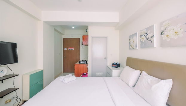 Comfortable and Lovely Studio Podomoro Golf View Apartment - Foto 3, Habitación