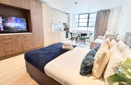 3-Bedroom with Balcony and Studio Apartments in St Johns Wood near Marylebone & Regents Park by NourNest Apartments - Foto 48