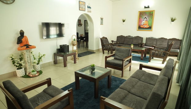 Zona de estar del vestíbulo