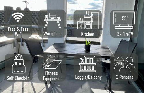 PISO SUPERIOR - Exklusives Apartment an der Promenade mit Rheinsicht & Loggia - Foto 8