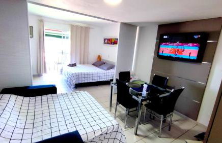 Flat frente mar no Shopping Piratas , com estacionamento - Foto 28