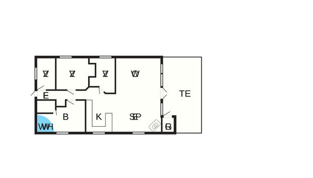 6 Person Holiday Home in Ansager - Foto 3, Plano