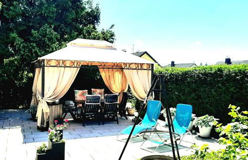 Gelbe Koffer - Große Design-Maisonette in Schiffweiler - Nähe See & Wald - 2 Parkplätze - Self-Check-in - bis 6 Pers - Foto 28