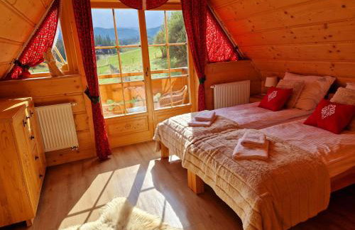 Góralski Domek Łopatówka z kominkiem i Banią - Jacuzzi! - Foto 33