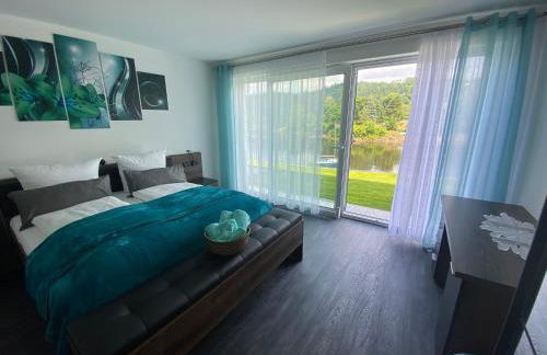 Apartments Saaldorf-Ferienhaus mit 6 Apartments 45qm-120qm direkt am Thüringer Meer-Bleilochtalsperre - Foto 8