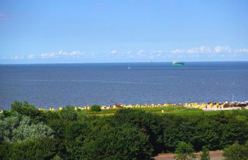 Panoramameerblicksuite direkt am Strand, Garage Wlan, Aufzug, Smarttv,Bettwäsche,Handtücher, Netflix uvm - Foto 19