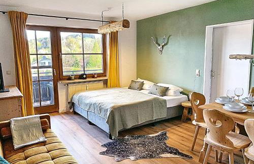 Lindners Hideaways - Bergnest Lodge - Bergblick Fewo 6 Pers Balkon Garten Hund Ski Unterkunft Luftkurort Oberreute nähe Buchenegger Wasserfälle Eistobel Bodensee - Foto 38