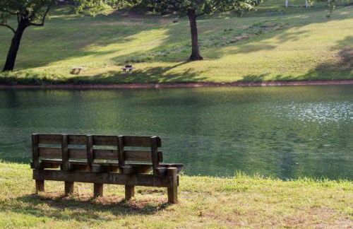 Modern Woodland Cabin With Pool View - Foto 15