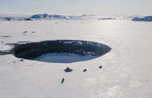 Snowmobile around Lake Mývatn - Photo 6