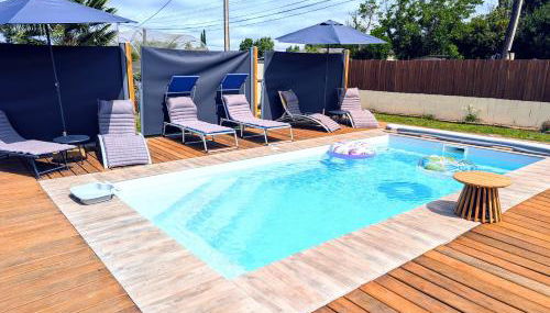 L'échappée Huroise, piscine et spa privatifs - Foto 3