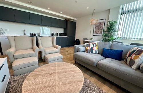 Central Trafford Apartment Free Parking - Foto 11