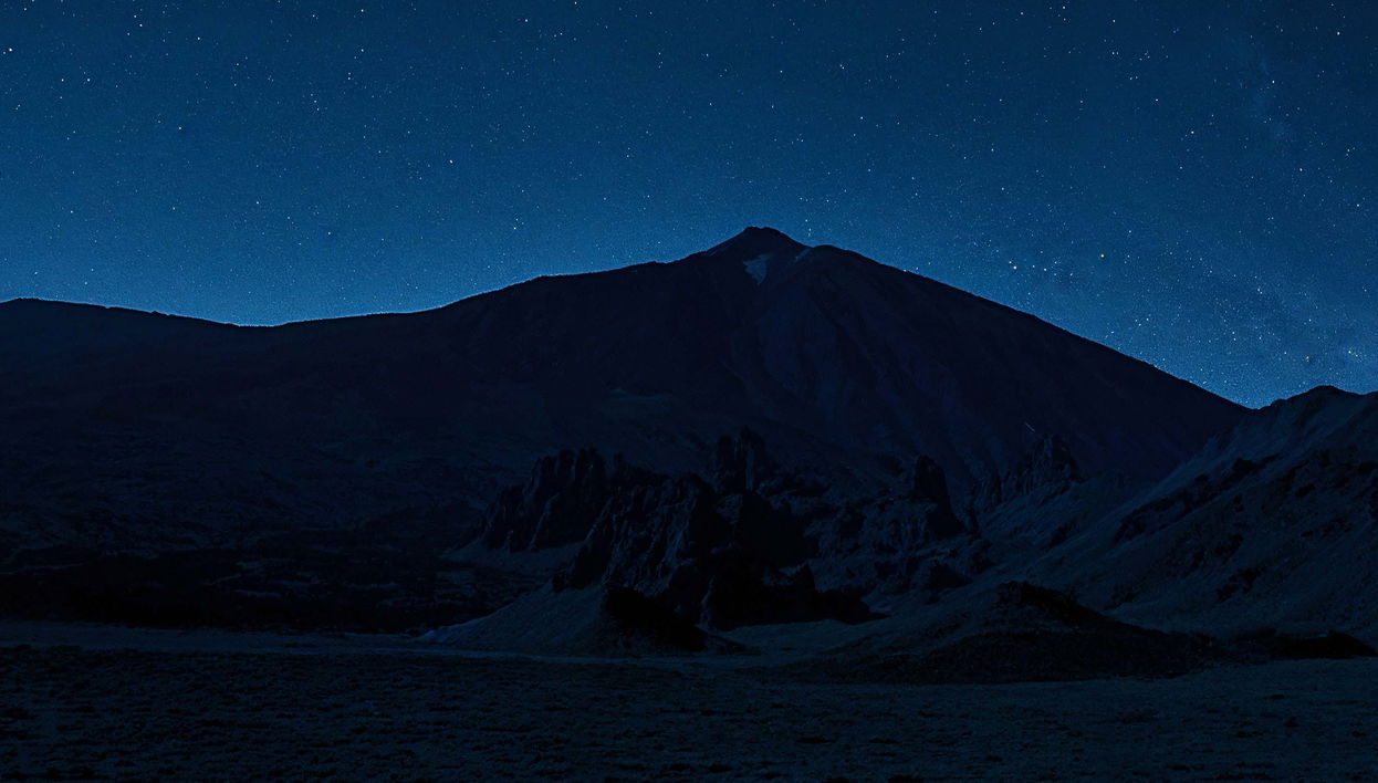 Observación de estrellas en el Teide