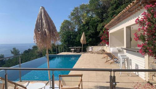 Villa Paradise Vue Mer Golfe de Saint Tropez 8 couchages - Foto 5, sunbed