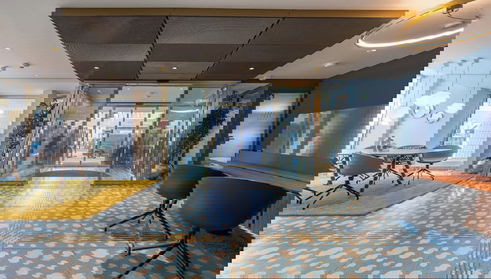 Zona de estar del vestíbulo