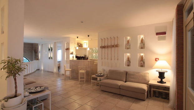 Zona de estar del vestíbulo