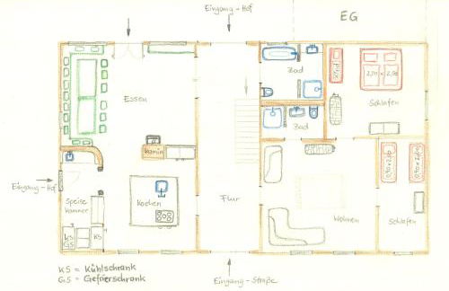 Landhauswolfsruh - Historischer Dreiseitenhof in Brandenburg - Sauna - Familie-Freunde-Retreat - Foto 39