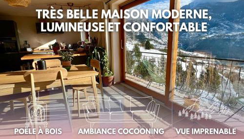 Très belle maison spacieuse et lumineuse, vue sur la station de Risoul et de Vars - Foto 1